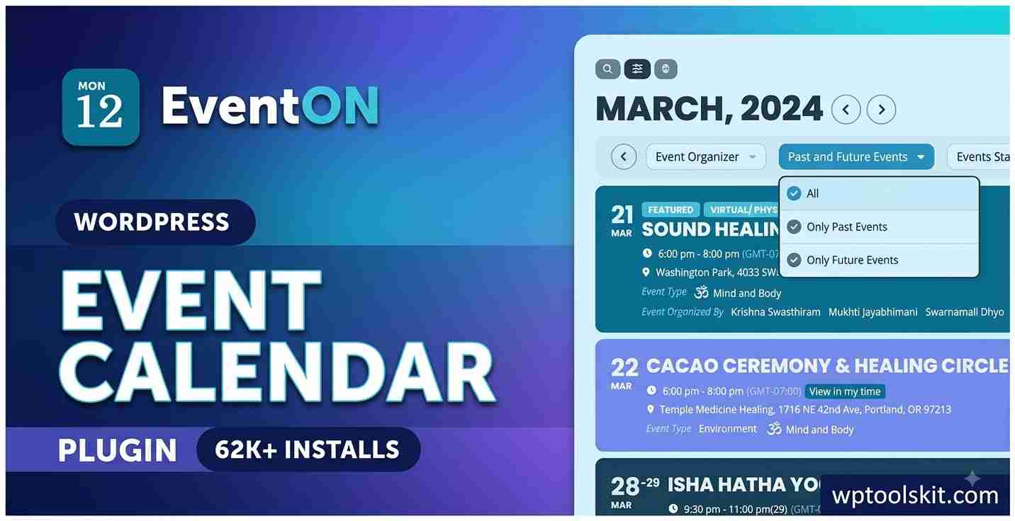 WordPress Event Calendar